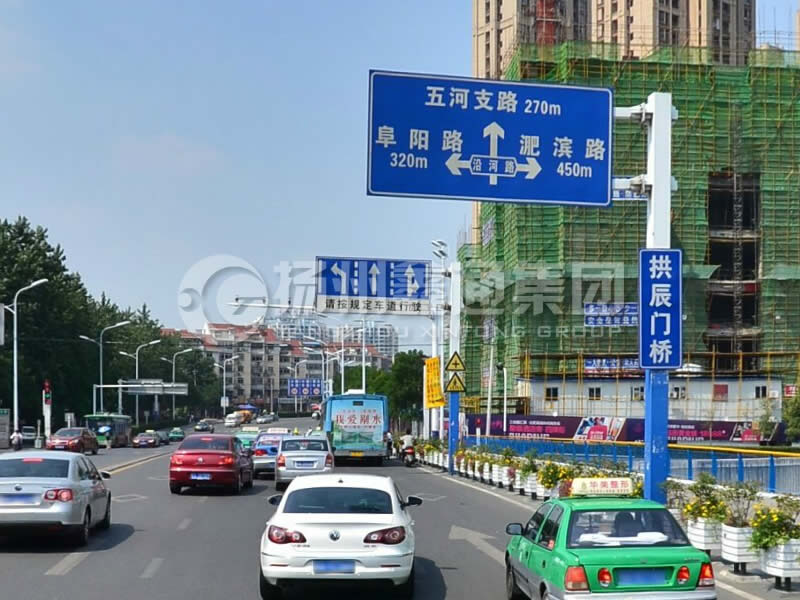 BZG-017，F(xiàn)型交通標志桿，合肥交通標志桿